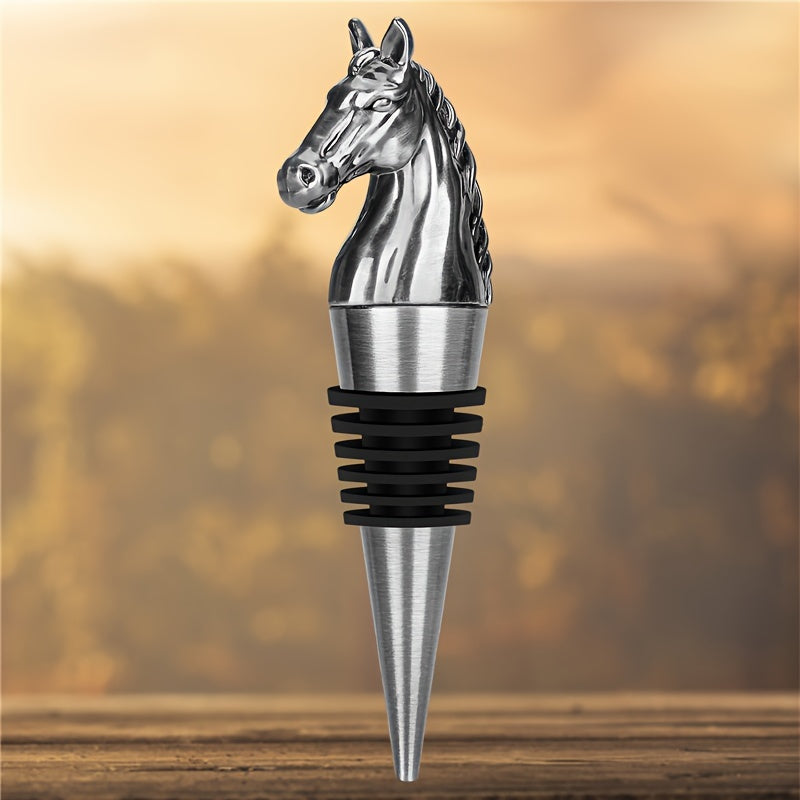 Metal Horse Wine Stopper – Elegant Bottle Seal