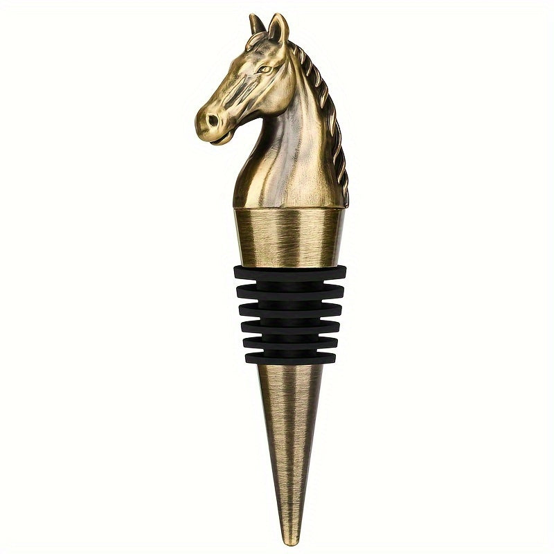 Metal Horse Wine Stopper – Elegant Bottle Seal