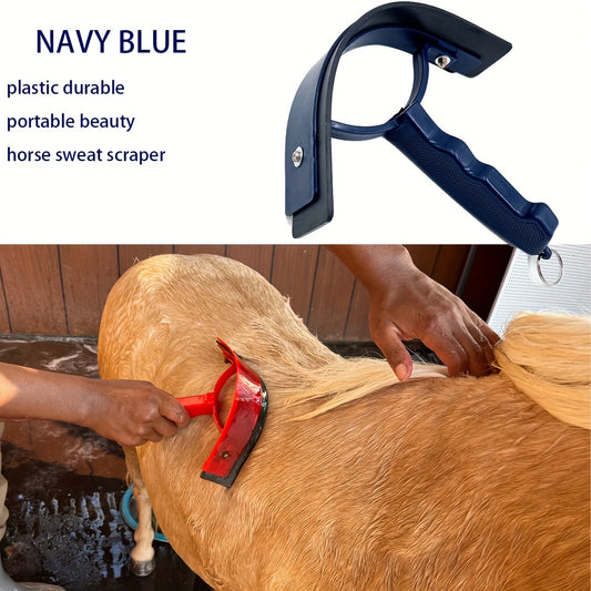 Premium Plastic Horse Sweat Scraper – Durable PP Grooming Tool