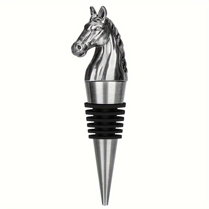 Metal Horse Wine Stopper – Elegant Bottle Seal