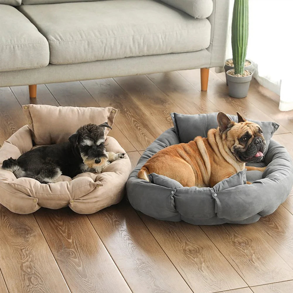 3-in-1 Multifunction Pet Bed Sofa – Soft Winter Nest for Dogs & Cats
