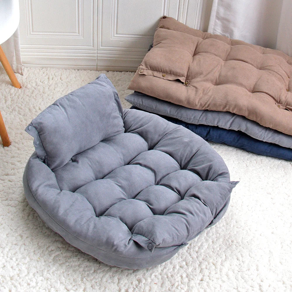 3-in-1 Multifunction Pet Bed Sofa – Soft Winter Nest for Dogs & Cats