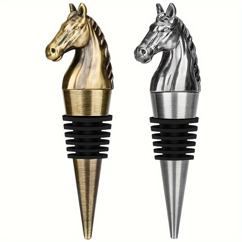 Metal Horse Wine Stopper – Elegant Bottle Seal