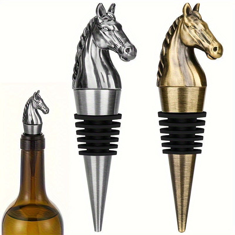 Metal Horse Wine Stopper – Elegant Bottle Seal